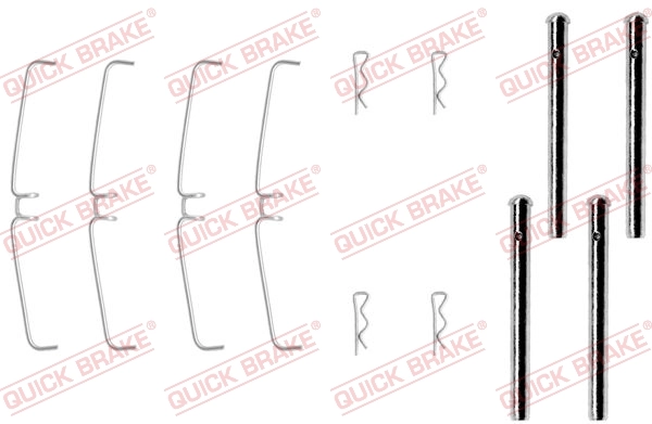Set accesorii placute frana