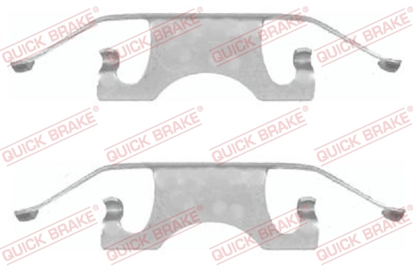 Set accesorii placute frana