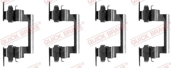 Set accesorii placute frana