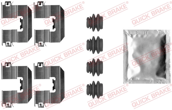 Set accesorii placute frana