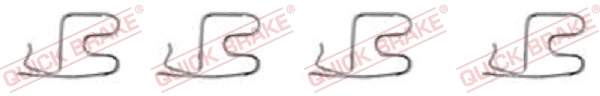 Set accesorii placute frana