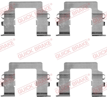 Set accesorii placute frana