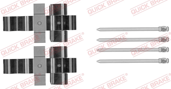 Set accesorii placute frana