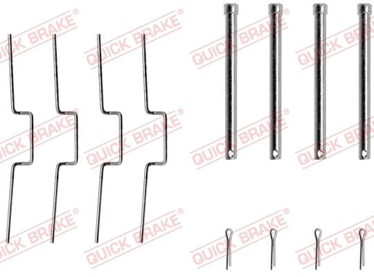 Set accesorii placute frana