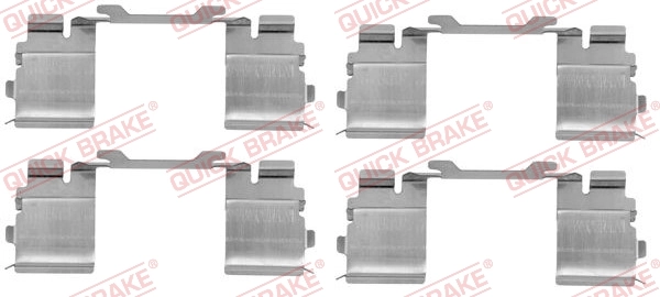 Set accesorii placute frana