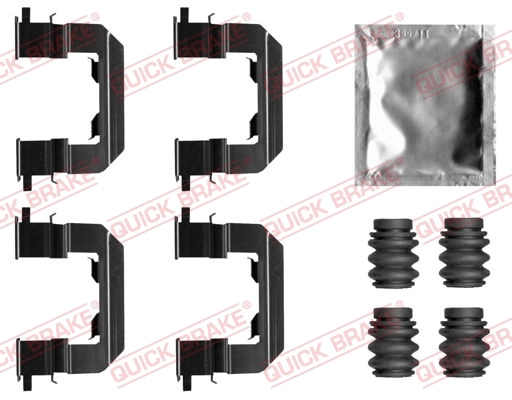 Set accesorii placute frana