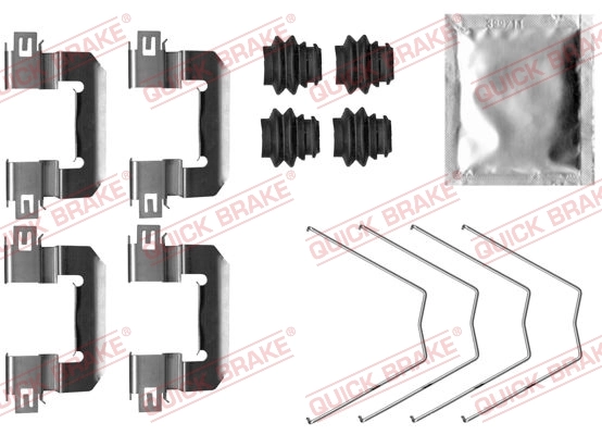 Set accesorii placute frana