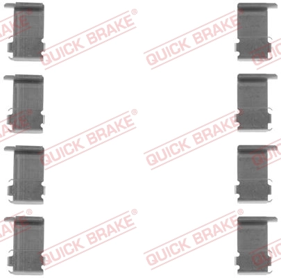 Set accesorii placute frana