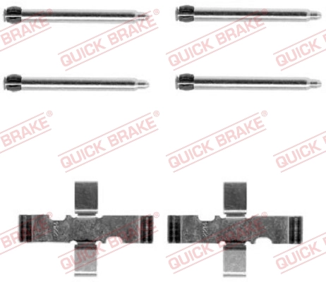 Set accesorii, placute frana