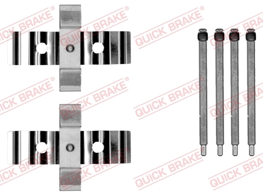 Set accesorii, placute frana