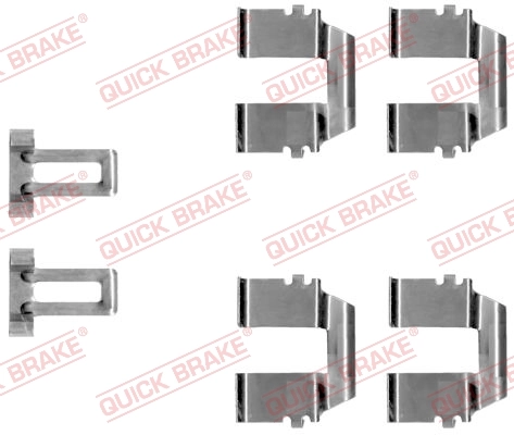 Set accesorii placute frana