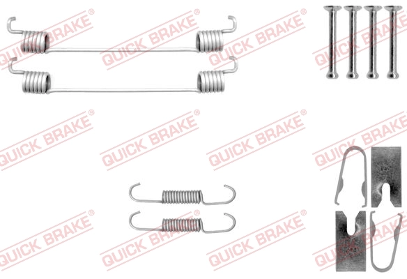 Set accesorii saboti frana