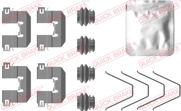 Set accesorii, placute frana