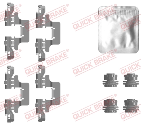 Set accesorii, placute frana