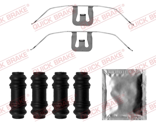 Set accesorii placute frana