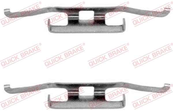 Set accesorii placute frana