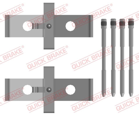 Set accesorii placute frana