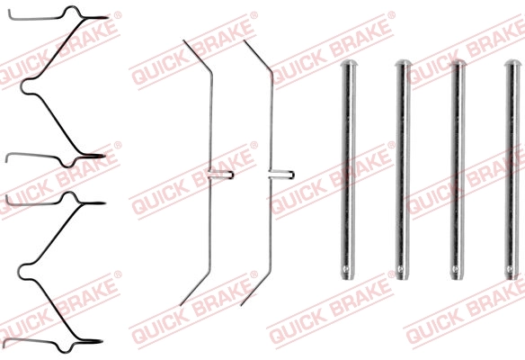 Set accesorii placute frana