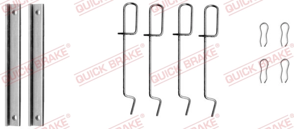 Set accesorii placute frana
