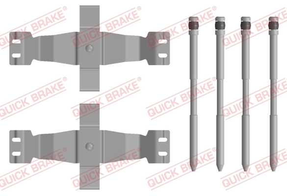 Set accesorii placute frana