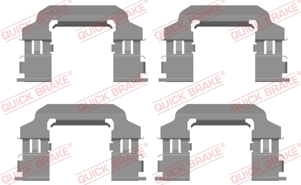 Set accesorii, placute frana