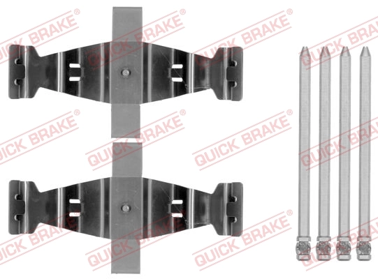 Set accesorii, placute frana