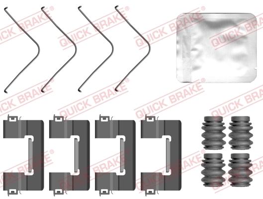 Set accesorii placute frana