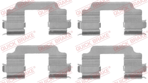 Set accesorii placute frana