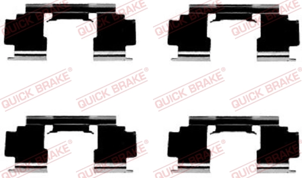 Set accesorii placute frana
