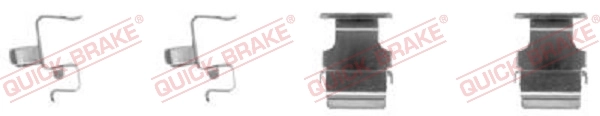 Set accesorii placute frana