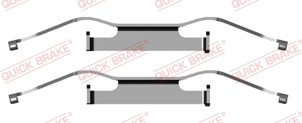 Set accesorii placute frana