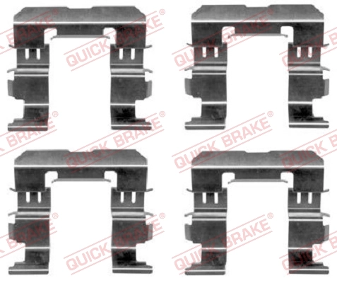 Set accesorii, placute frana