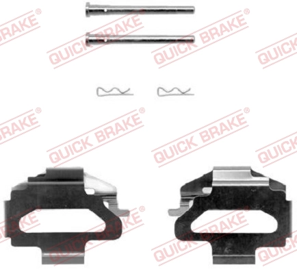 Set accesorii placute frana