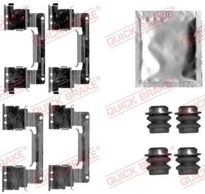 Set accesorii, placute frana