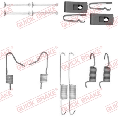 Set accesorii saboti frana