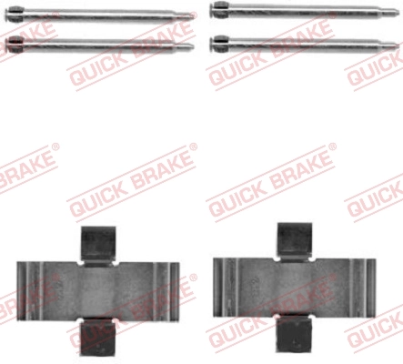 Set accesorii placute frana