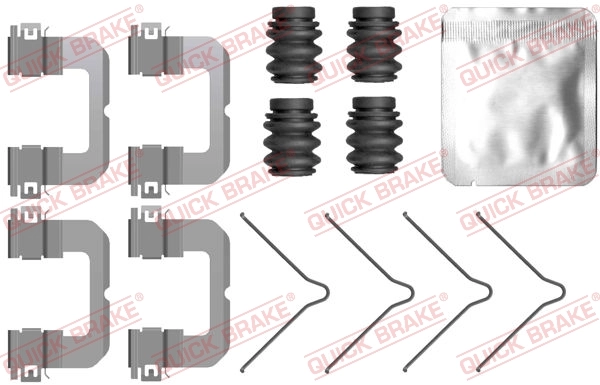 Set accesorii, placute frana
