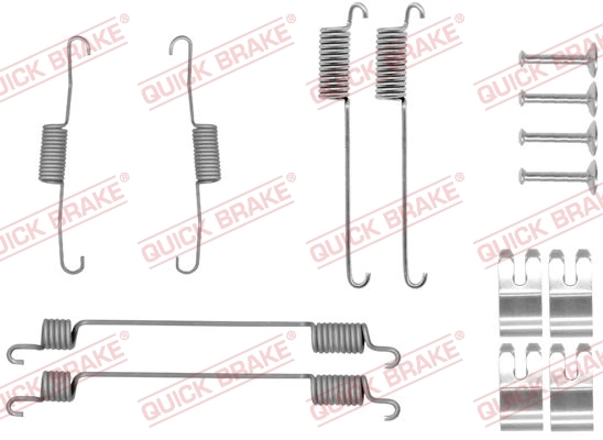 Set accesorii saboti frana