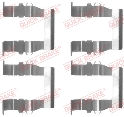 Set accesorii placute frana