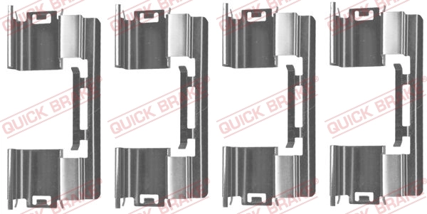 Set accesorii placute frana