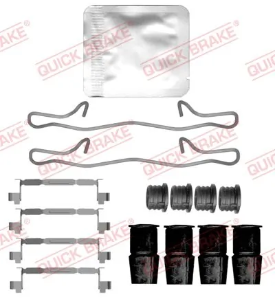 Set accesorii, placute frana