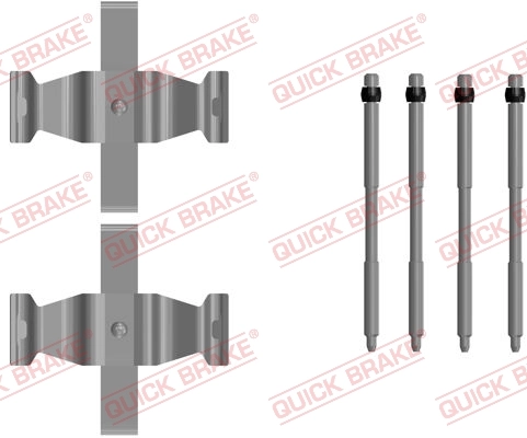 Set accesorii placute frana