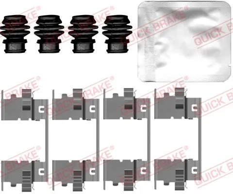 Set accesorii, placute frana