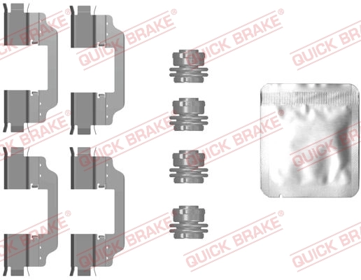 Set accesorii placute frana