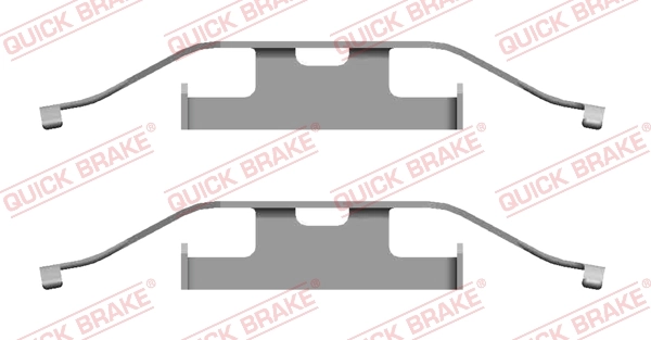 Set accesorii, placute frana