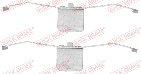 Set accesorii placute frana
