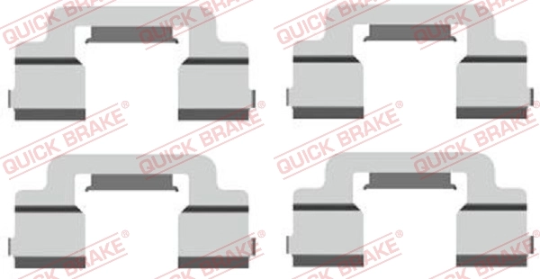Set accesorii, placute frana