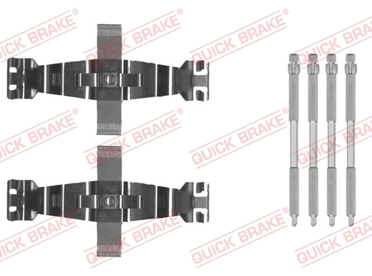Set accesorii placute frana