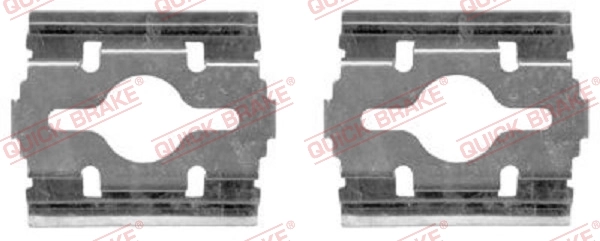 Set accesorii placute frana