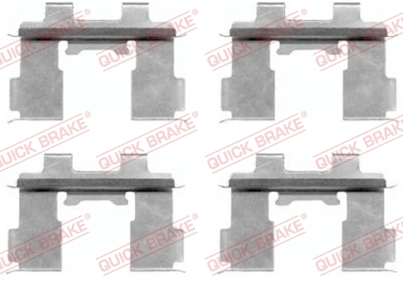 Set accesorii, placute frana